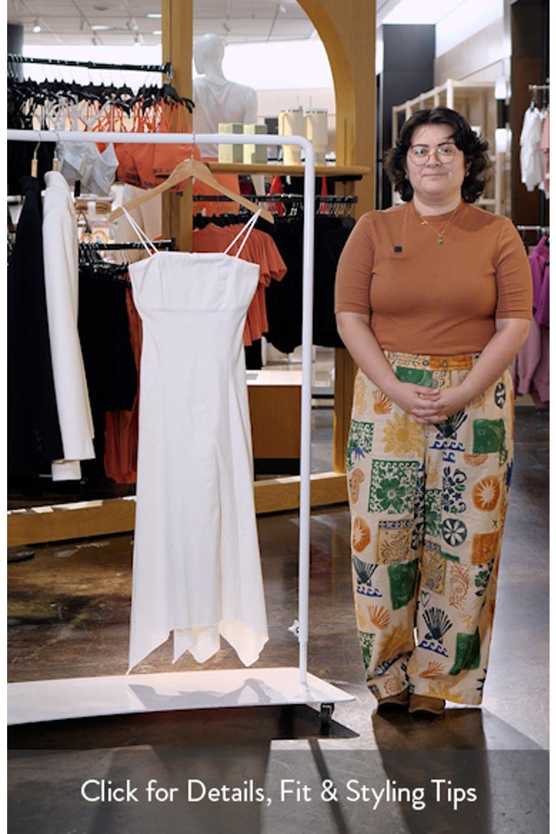 Harvey Strapless Midi Dress video
