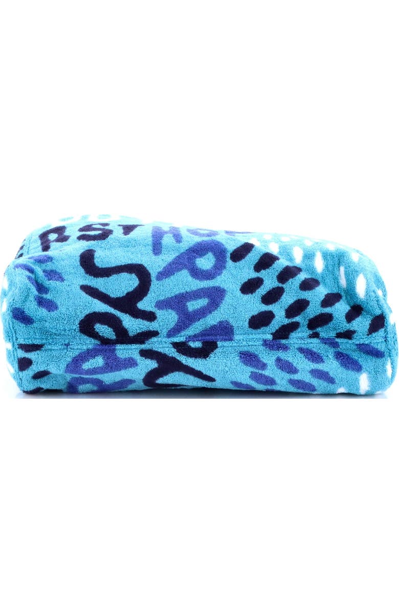 Pre-Owned Goyard Eponge Bag Printed Terry Cloth PM, Alternate, color, Blue