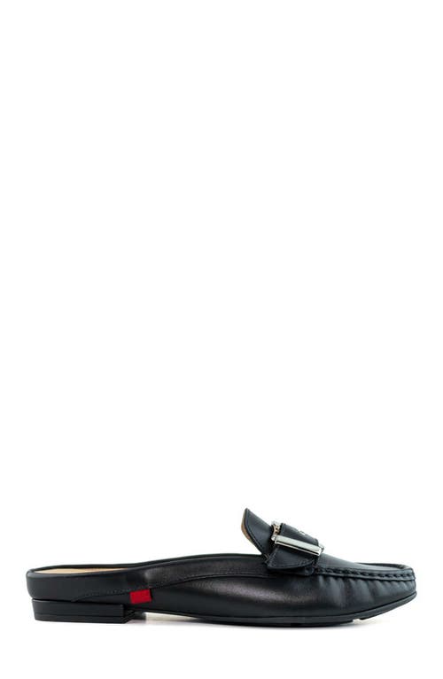 Marc Joseph New York Barbara St Leather Buckle Mule In Black