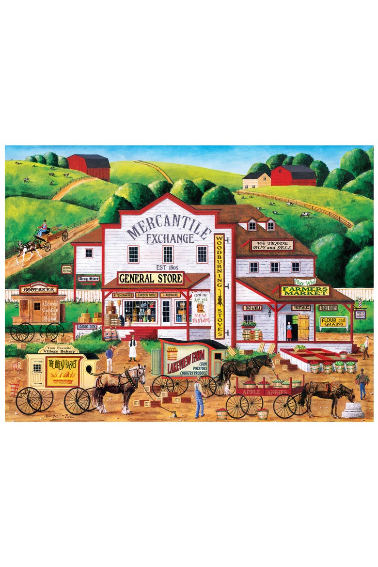 Morning Deliveries 300 Piece Puzzle, Alternate, color, Multicolor