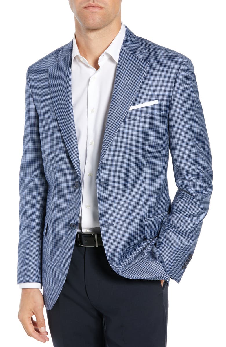 Peter Millar Classic Fit Houndstooth Sport Coat, Main, color,