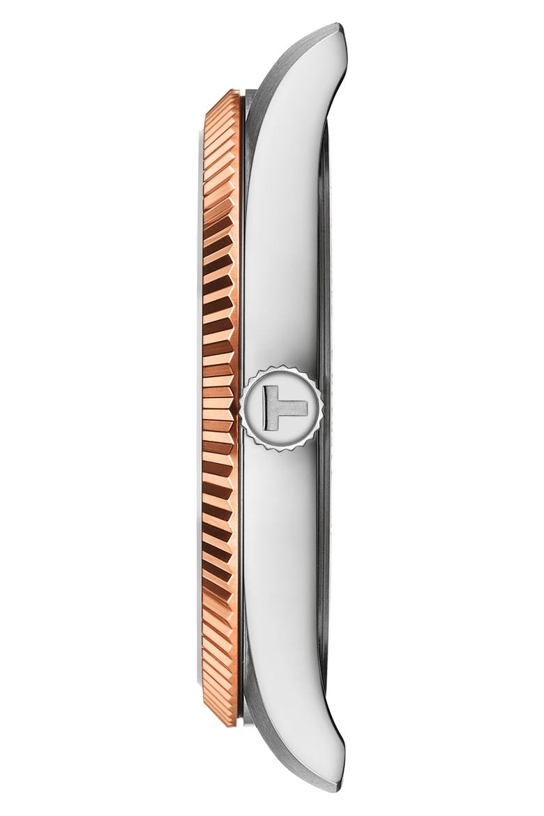 Ballade Two-Tone Bracelet Watch, 40mm, Alternate, color, BROWN
