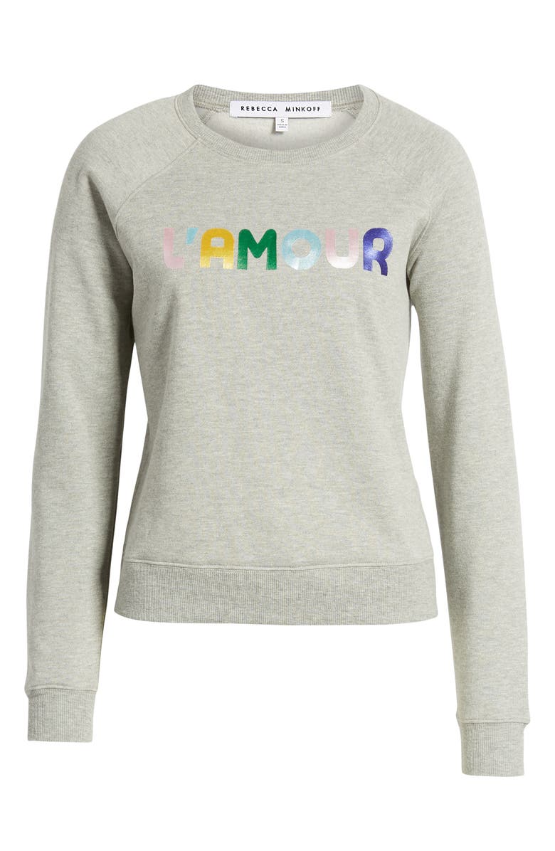 Rebecca Minkoff L'Amour Jennings Sweatshirt, Alternate, color,