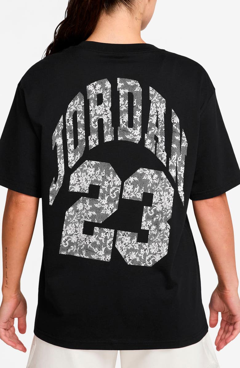 Jordan MPV Cotton Graphic T-Shirt, Alternate, color, Black/ White