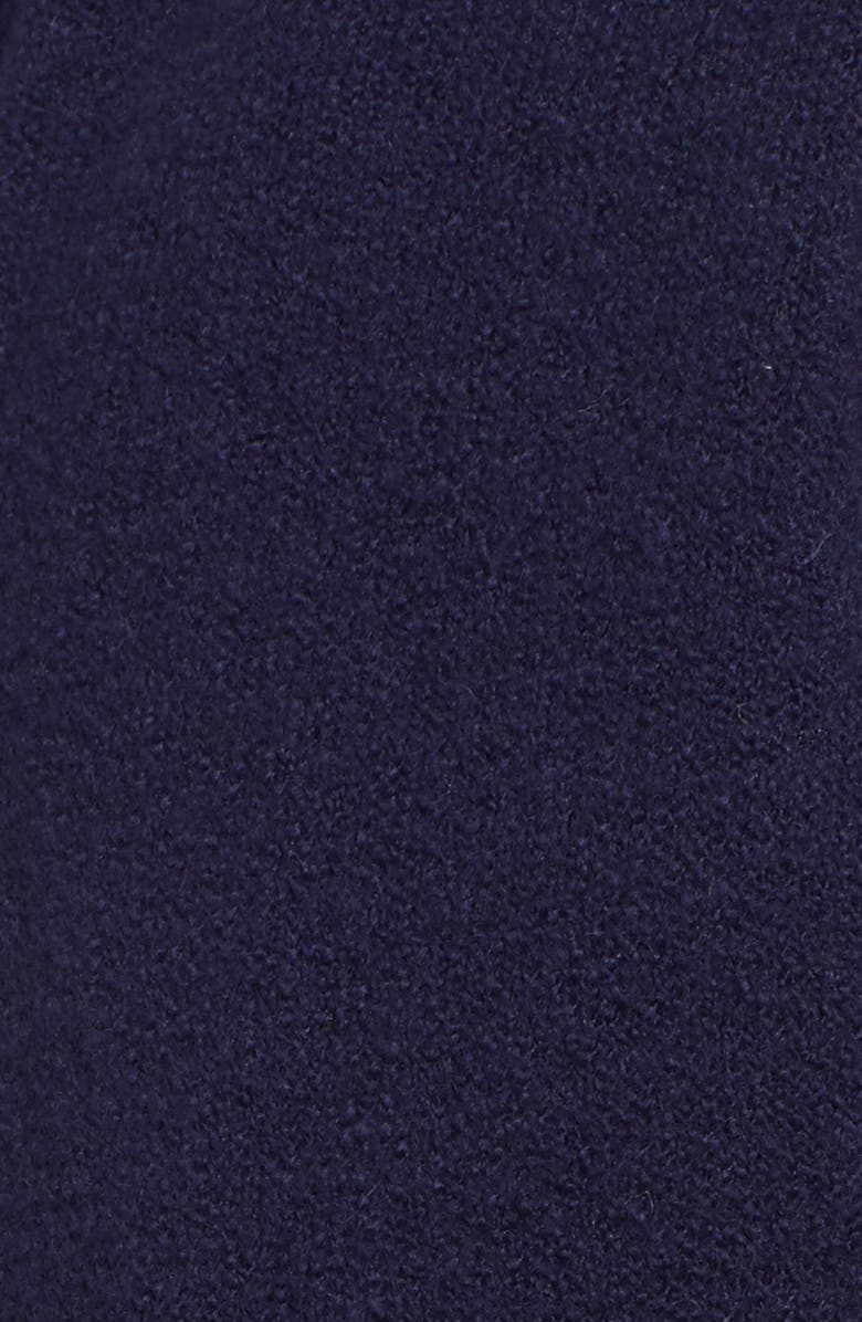 BP. Rib Trim Long Cardigan, Alternate, color, Navy Evening