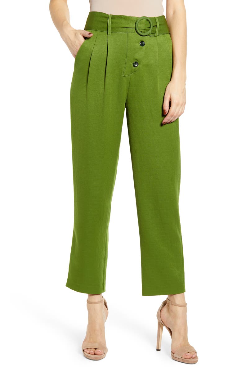 Blu Pepper J.O.A. Belted Crop Pants, Main, color, 