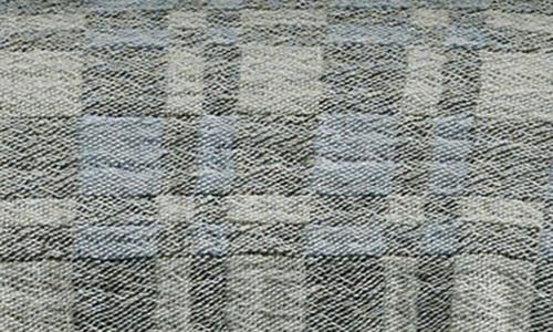 Parachute Modern Check Set Of 2 Organic Cotton Jacquard Pillow Shams In Green