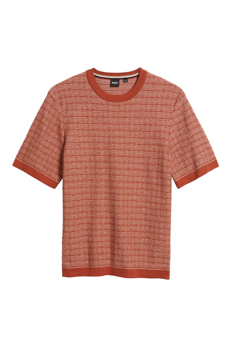 Jiordano Cotton Blend T-Shirt, Alternate, color, DARK ORANGE