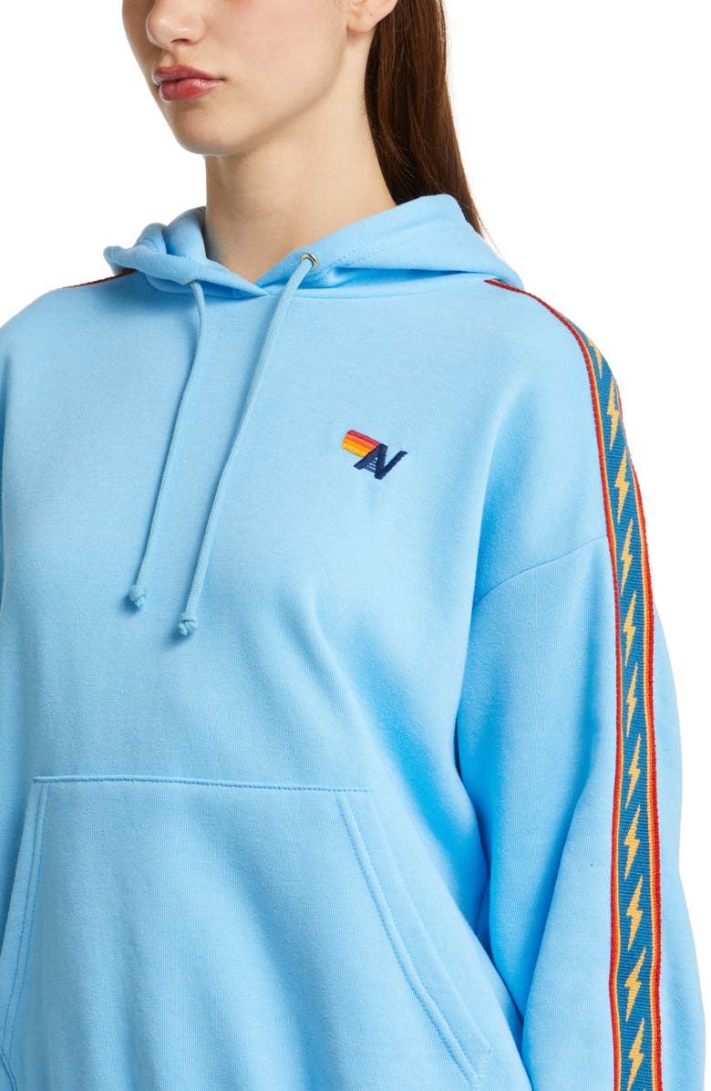 Aviator Nation Bolt Stripe Relaxed Fit Hoodie, Alternate, color, 