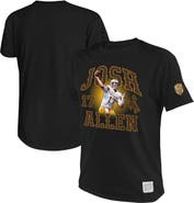 Retro Brand Men's Original Retro Brand Josh Allen Black Wyoming Cowboys Name & Number T-Shirt