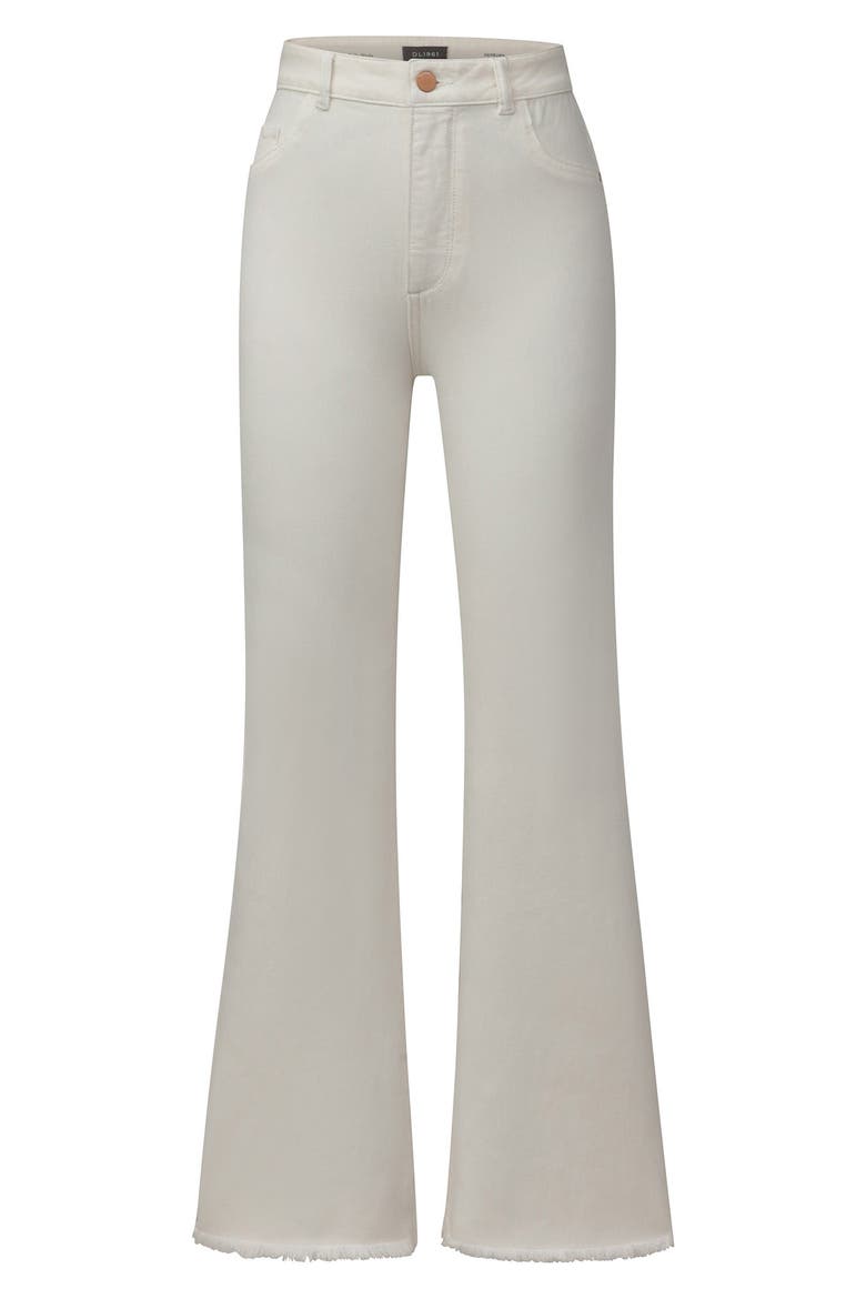 Hepburn High Waist Wide Leg Jeans, Alternate, color, EGGSHELL