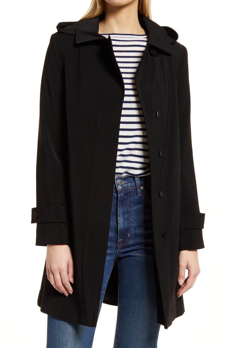 Nepage Walking Coat, Main, color, BLACK