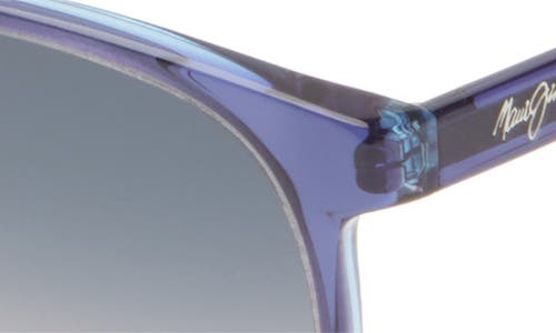 Maui Jim 62mm Core Round Polarized Sunglasses In Blue Blue Grey