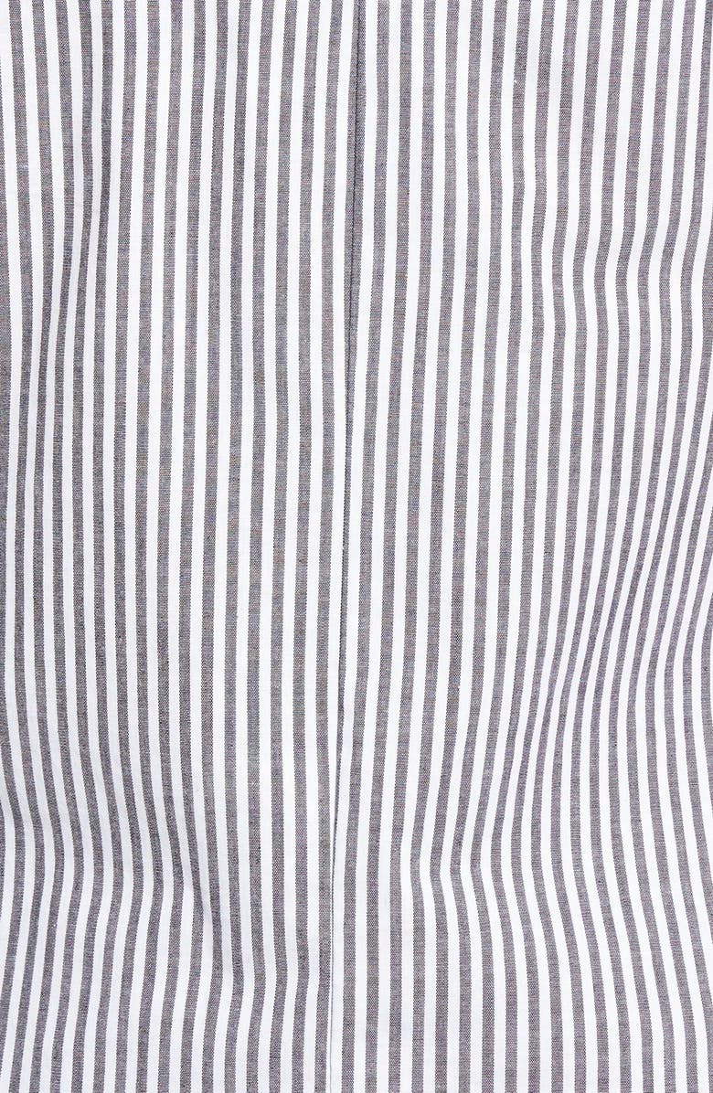 Bobeau Tie Front Poplin Top, Alternate, color,