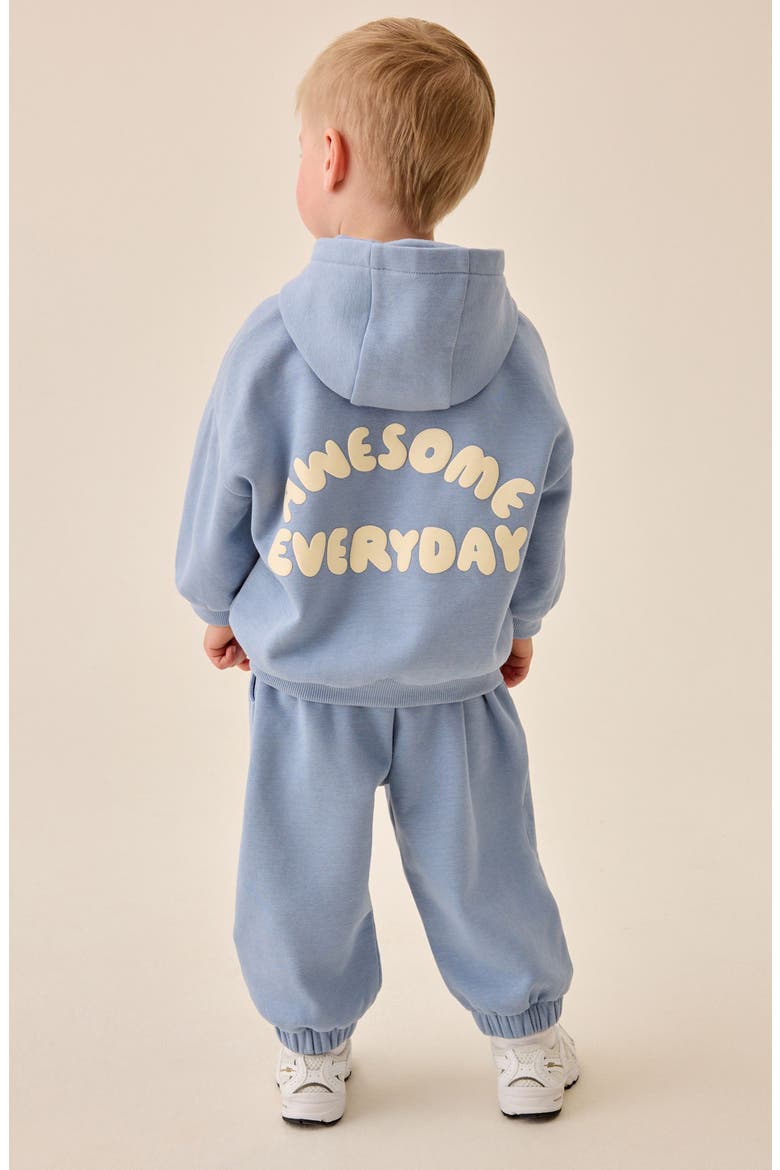 Kids' Awesome Everyday Hoodie & Sweatpants Set, Alternate, color, BLUE
