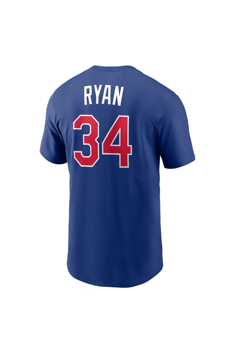 Men's Nike Nolan Ryan Royal Texas Rangers Cooperstown Collection Name & Number T-Shirt, Alternate, color, Royal