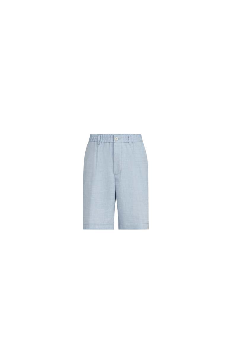 Chevron Bermuda shorts, Alternate, color, Azure