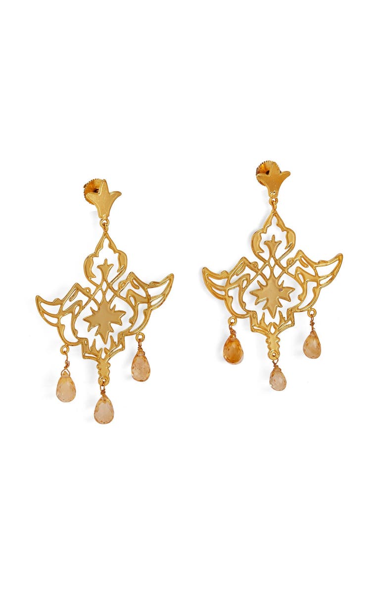 Dhwani Bansal Mir Citrine Drops, Alternate, color, 