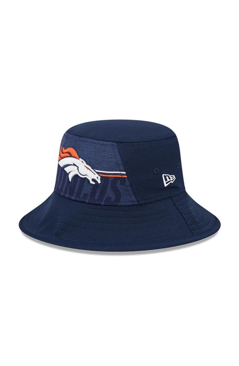 New Era Men's New Era  Navy Denver Broncos 2023 NFL Training Camp Stretch Bucket Hat, Main, color, 