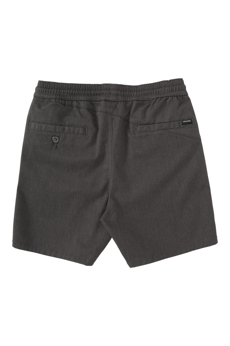 Kids' Elastic Waist Shorts, Alternate, color, CHARCOAL HEATHER