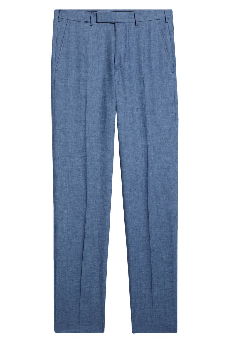 Oasi Linen Trousers, Alternate, color, MD BLU SLD