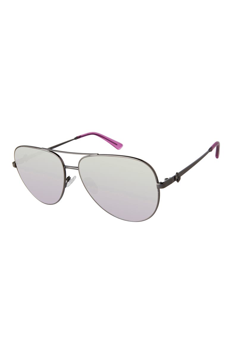 KGL1001 Aviator Sunglasses, Alternate, color, GUNMETAL