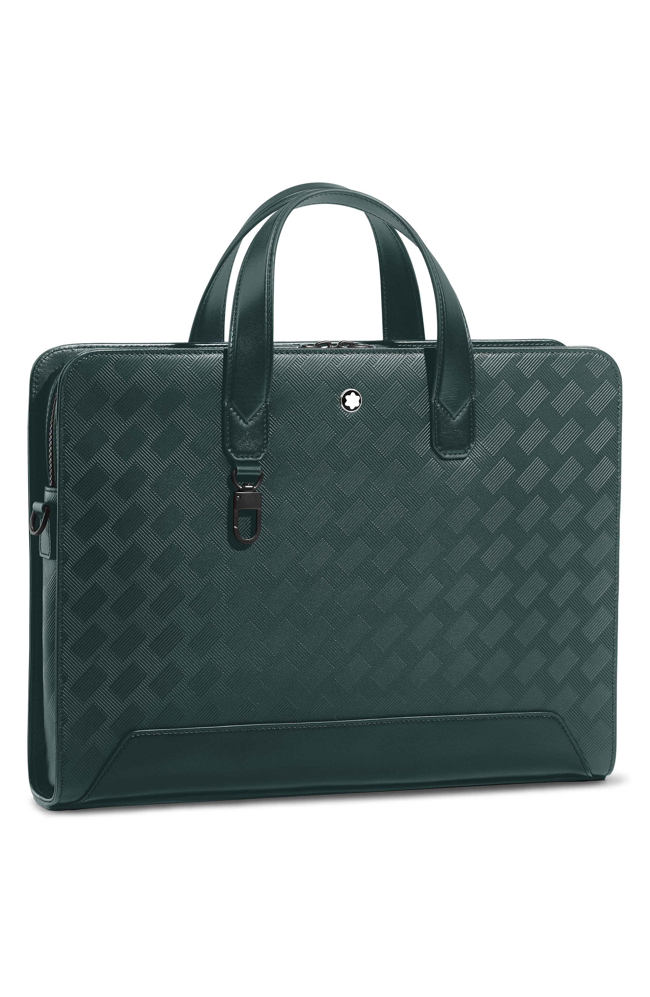 Montblanc Extreme 3.0 Leather Document Case, Alternate, color, Green