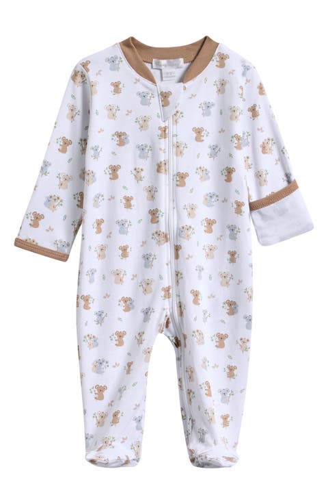 Kids' Pima Cotton Zip Footie