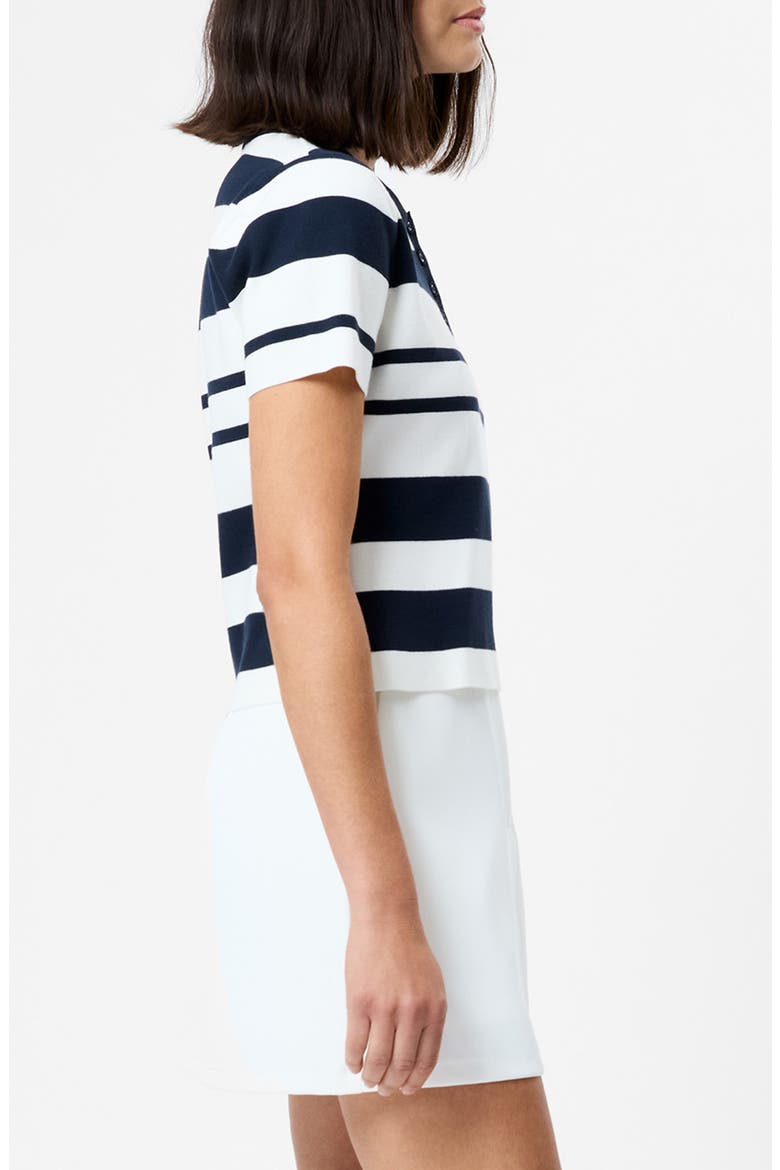 Maxime Stripe Polo, Alternate, color, SUMMERWHITE-MARINE