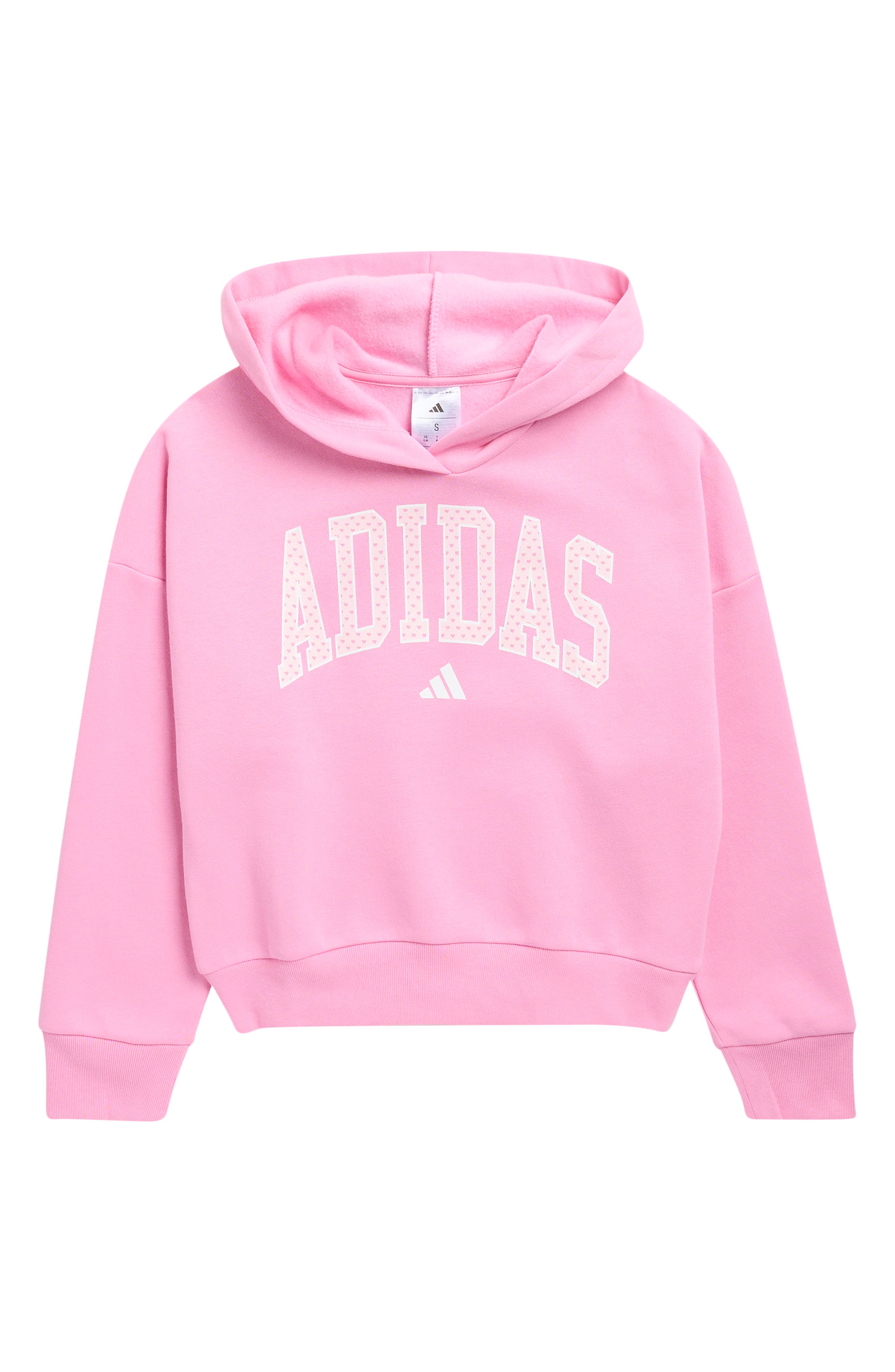 adidas Kids' Logo Fleece Graphic Hoodie