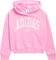 adidas Kids' Logo Fleece Graphic Hoodie