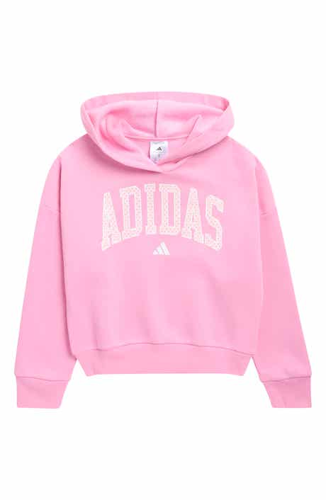 adidas Kids' Logo Fleece Graphic Hoodie