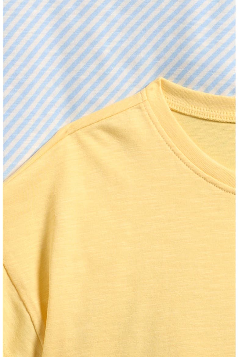 Kids' 4-Pack Frill Hem T-Shirts, Alternate, color, MULTI