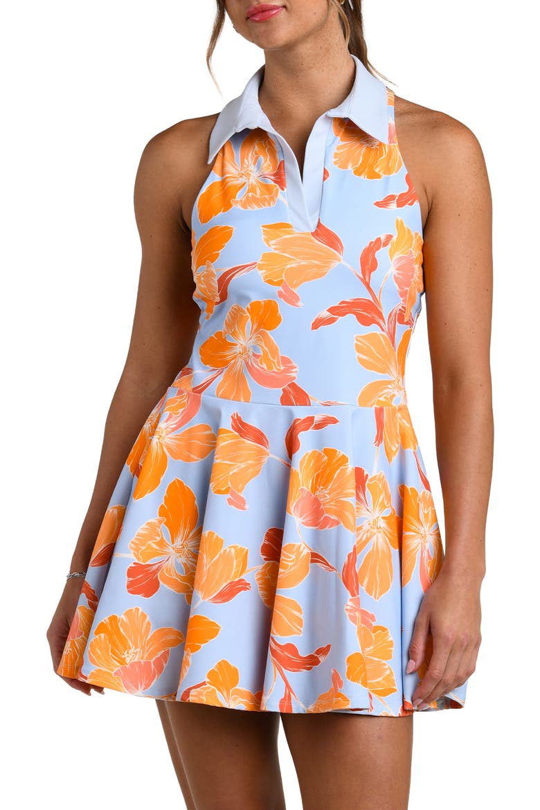 Outline Floral Tennis Dress, Alternate, color, DRIFT