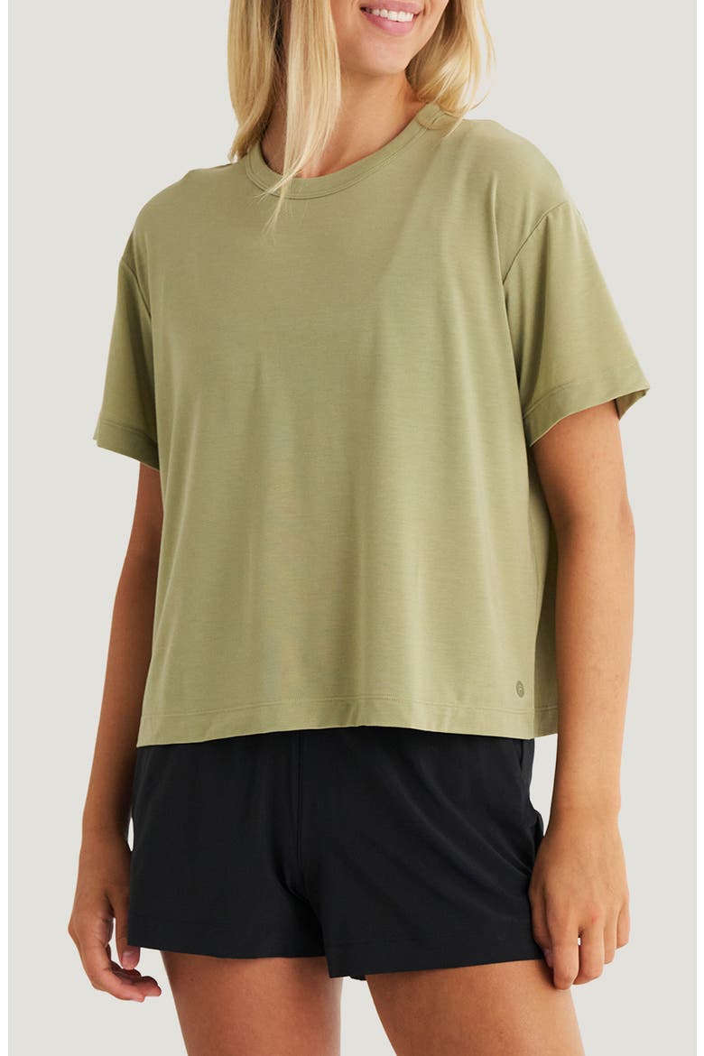 Elevate Boxy T-Shirt, Main, color, TEA