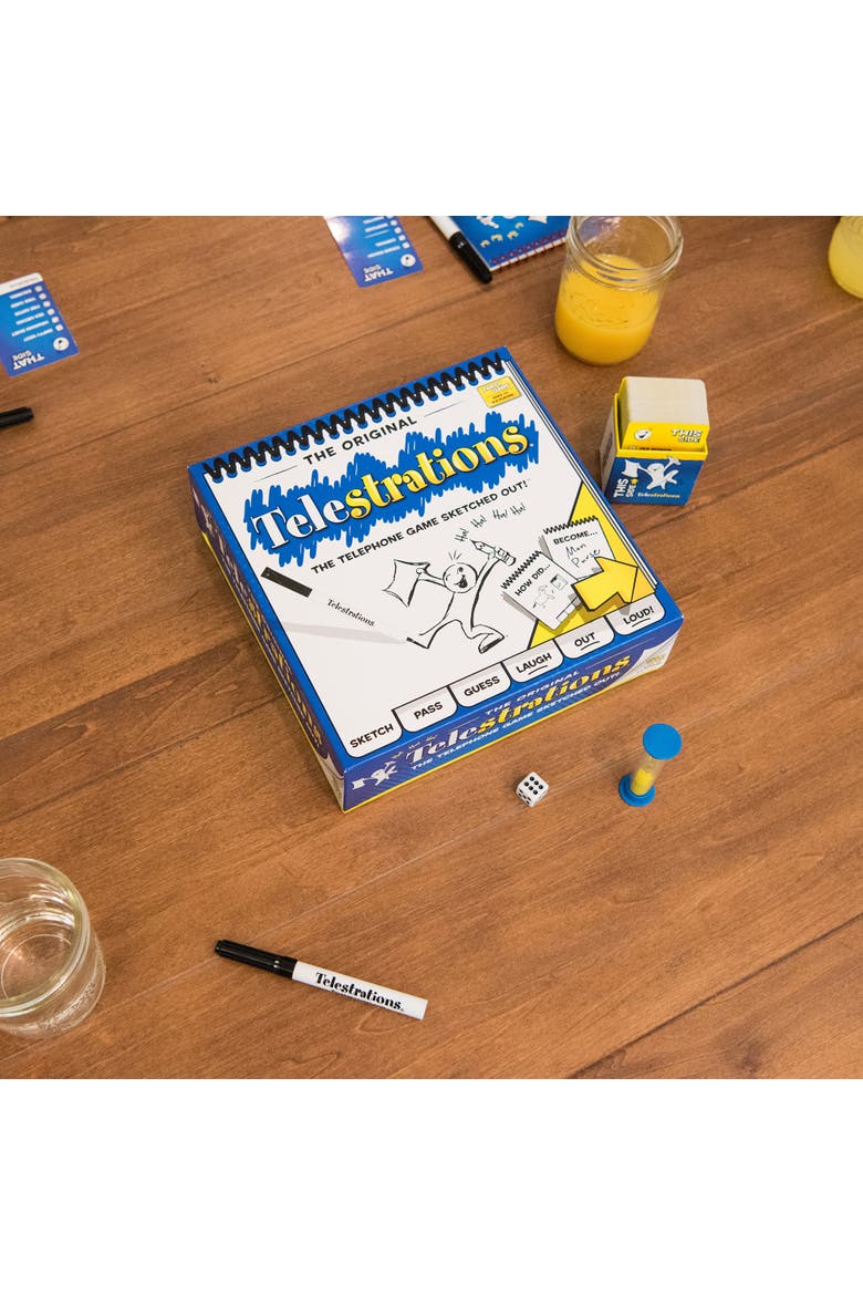 Telestrations Original Family Drawing Game, Alternate, color, Multicolored