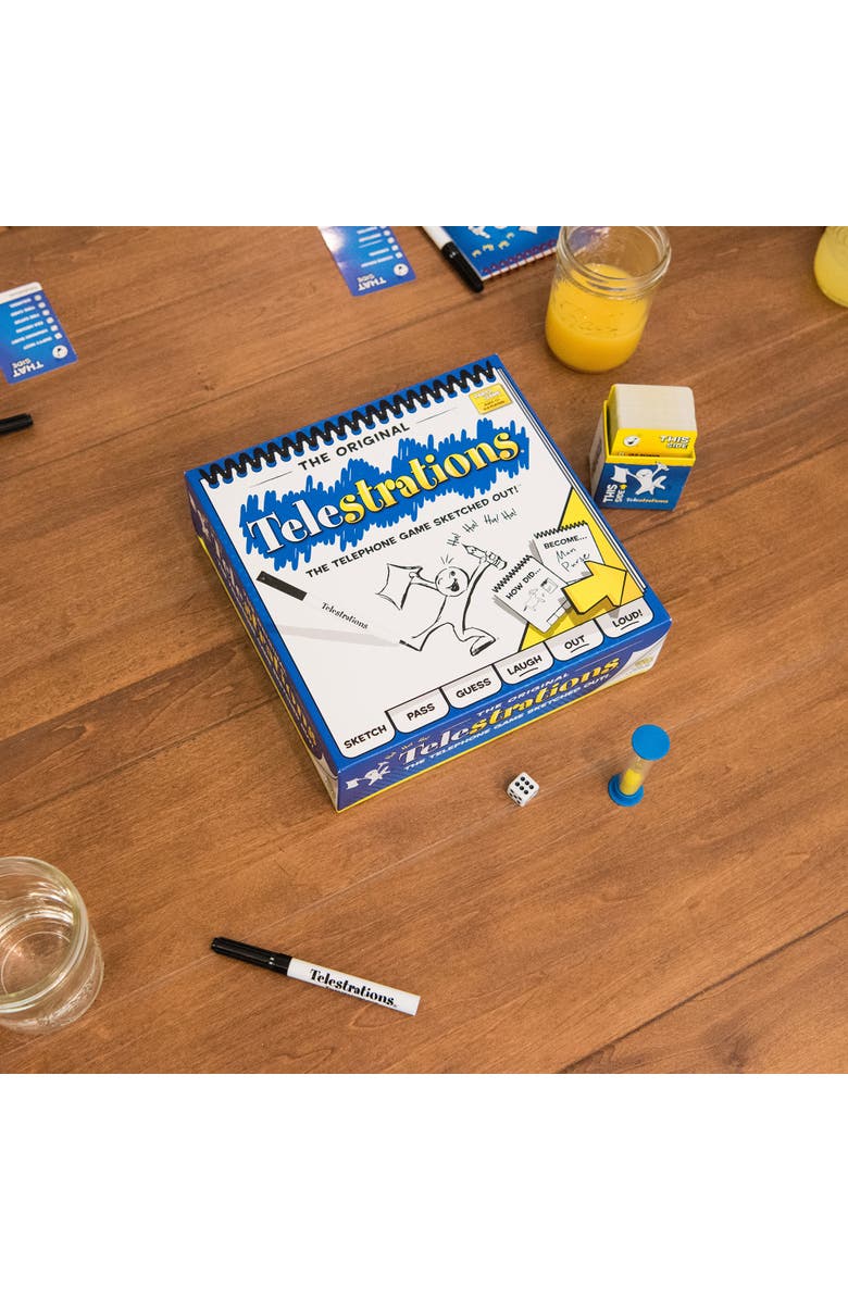 USAOPOLY Telestrations Original Family Drawing Game, Alternate, color, Multicolored