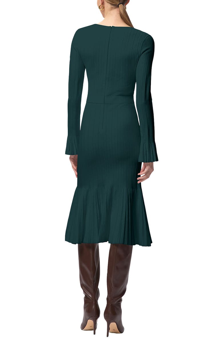 Herve Leger The Alena Dress, Alternate, color, Viridian