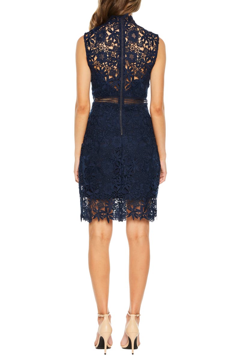 Bardot Paris Lace Body-Con Dress, Alternate, color, 