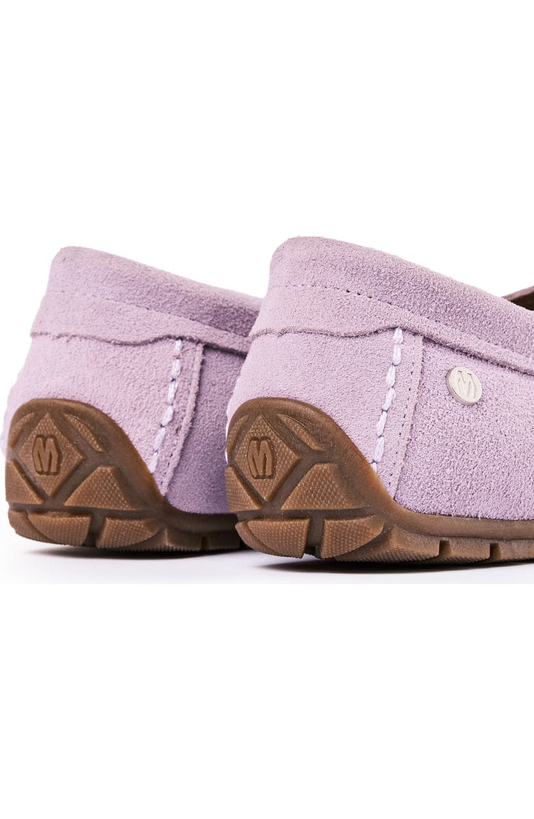 Minnetonka Moc Toe Driving Loafer, Alternate, color, Dusty Violet