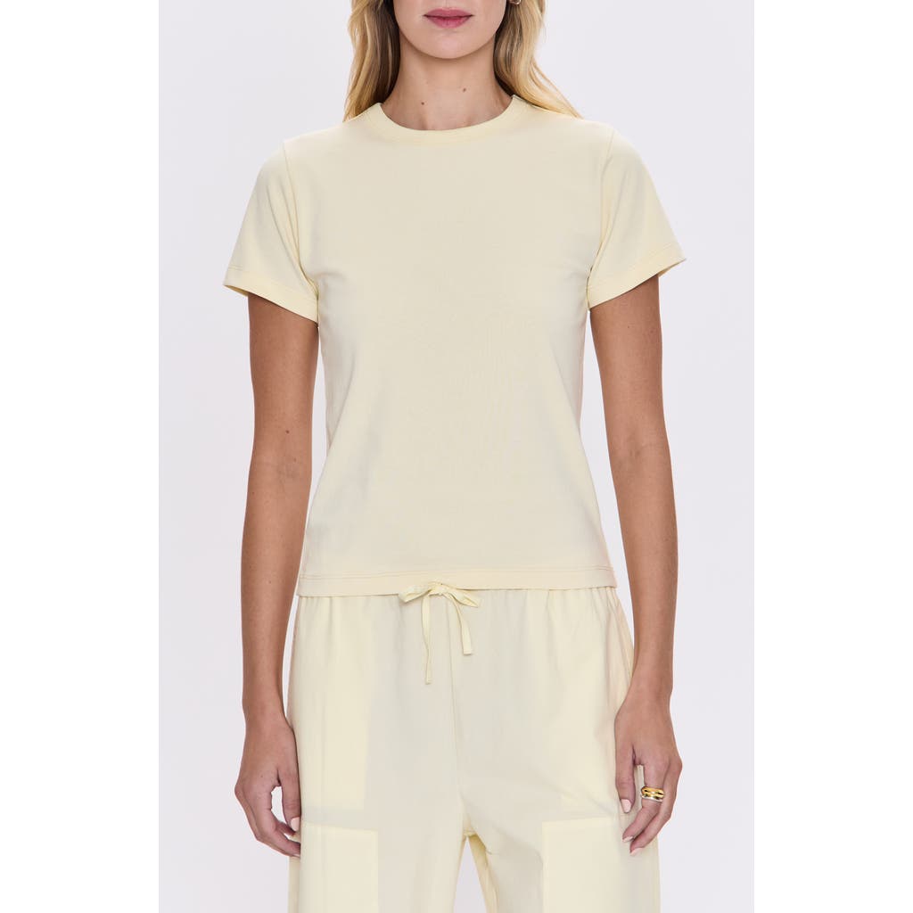 Pistola Alba Baby Tee In Lemonade