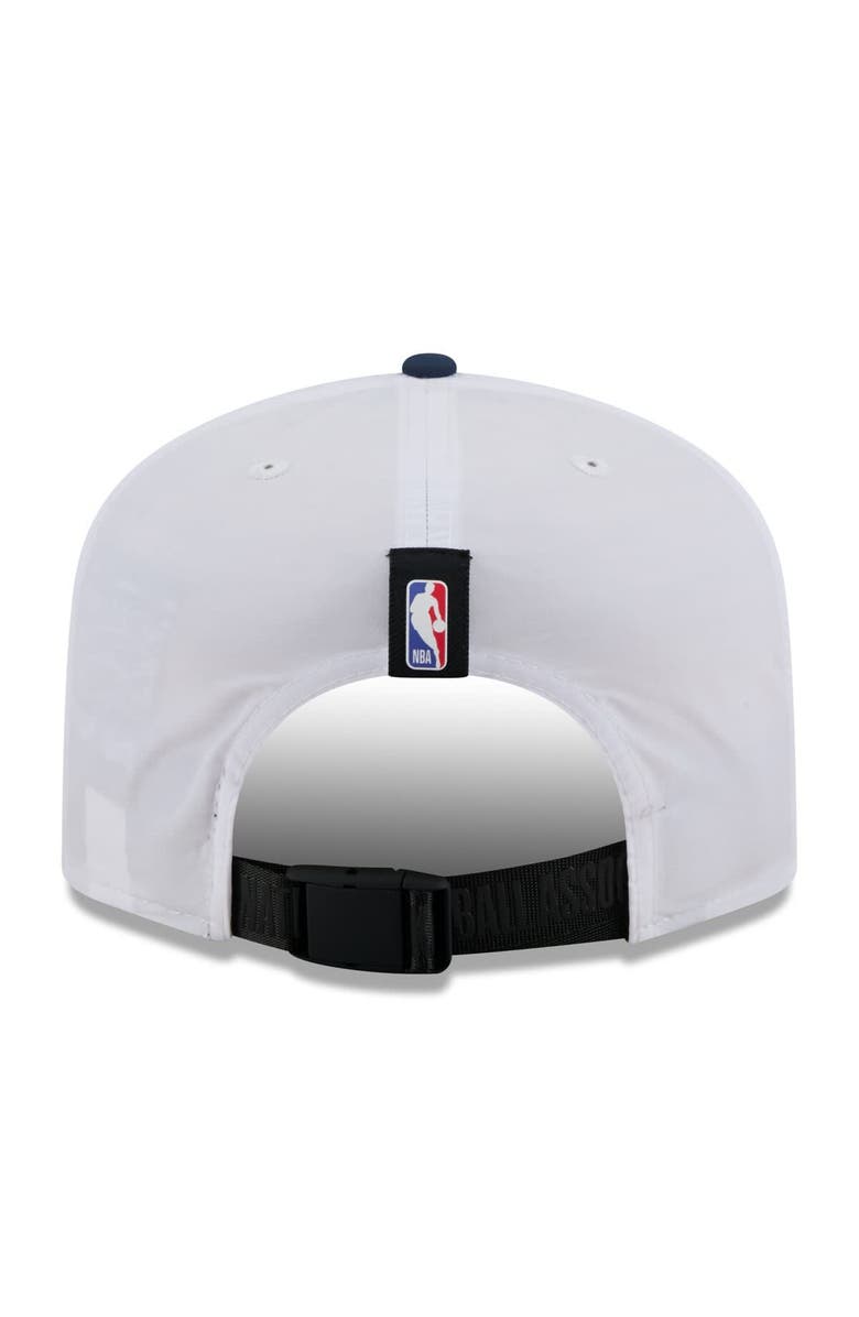 New Era Men's New Era White/Navy New Orleans Pelicans 2025 NBA Draft On-Stage Nylon 19TWENTY Adjustable Hat, Alternate, color, White