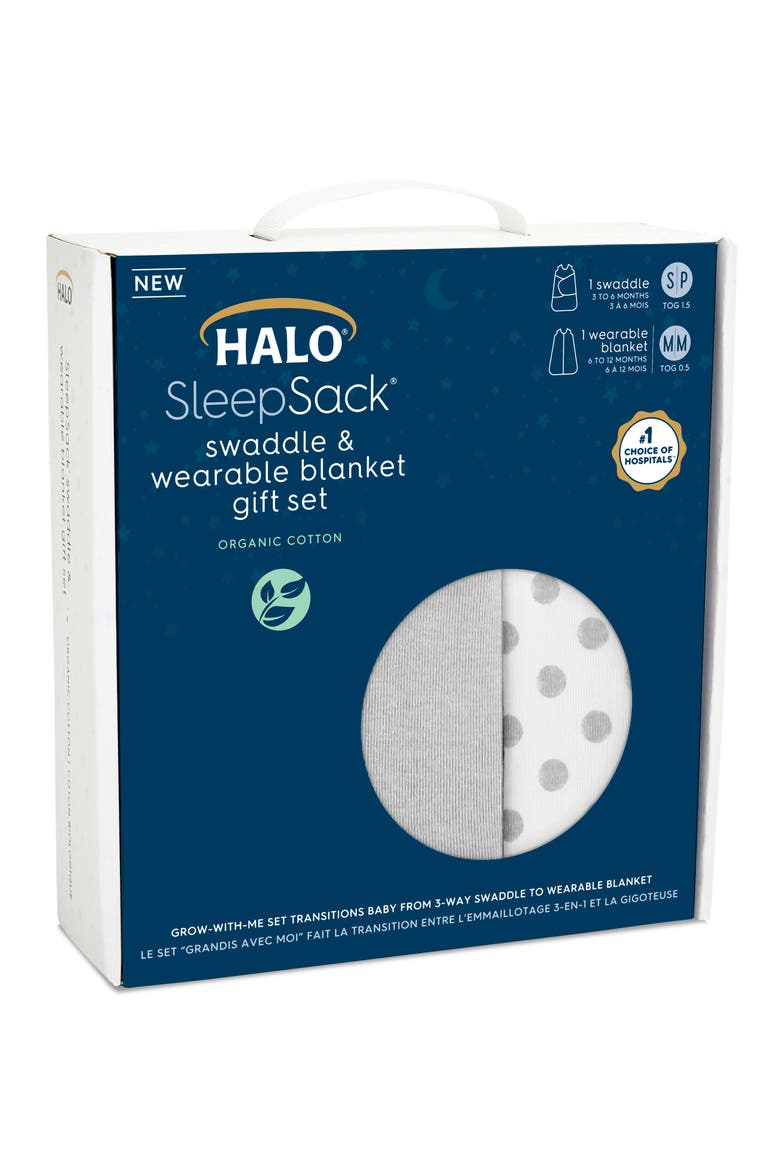 HALO® SleepSack™ Swaddle & Wearable Blanket Set, Alternate, color, CLOUD