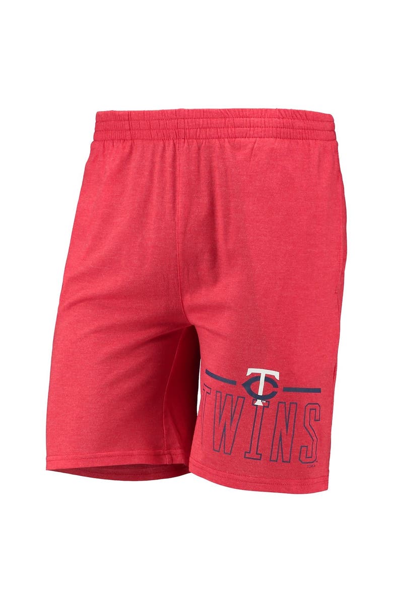 CONCEPTS SPORT Men's Concepts Sport Red/Navy Minnesota Twins Meter T-Shirt and Shorts Sleep Set, Alternate, color, Red