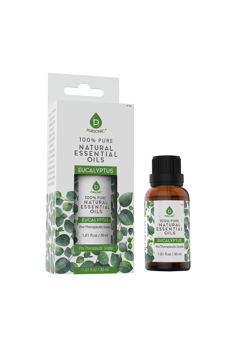 100% Pure & Natural Eucalyptus Essential Oils, Main, color, Green