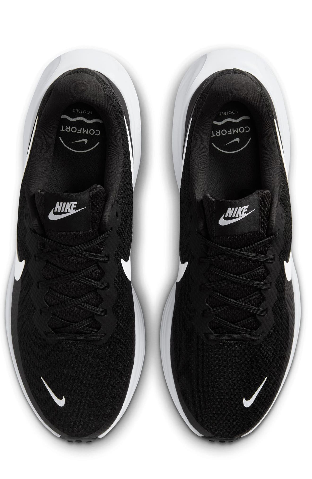Nike Revolution 8 Running Shoe, Alternate, color, Black/ White