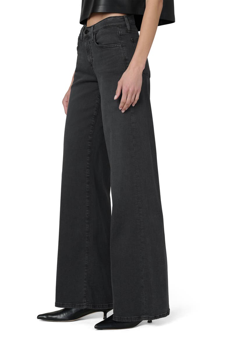 The Lou Lou Low Rise Wide Leg Jeans, Alternate, color, BLACK CAT
