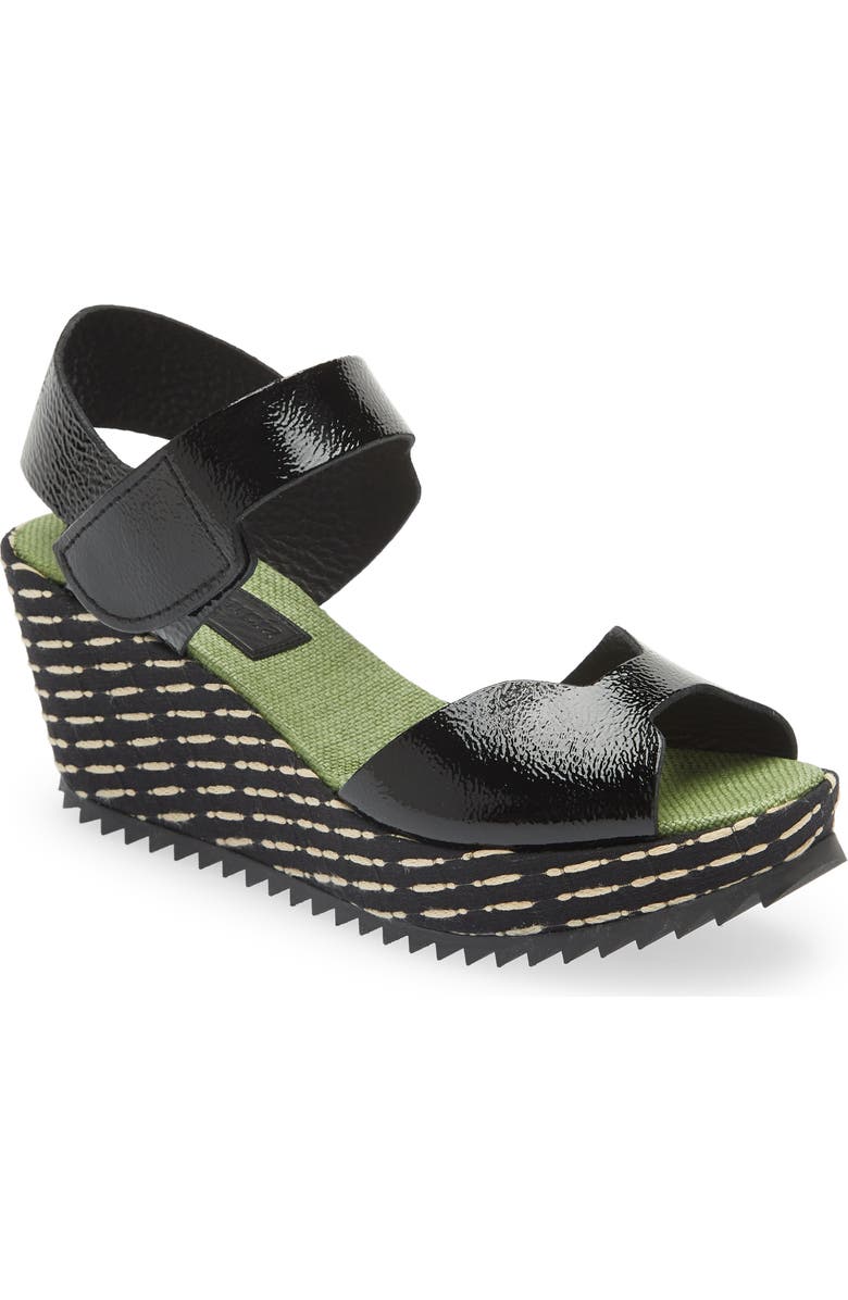 Pedro Garcia Fama Platform Wedge Sandal, Main, color,