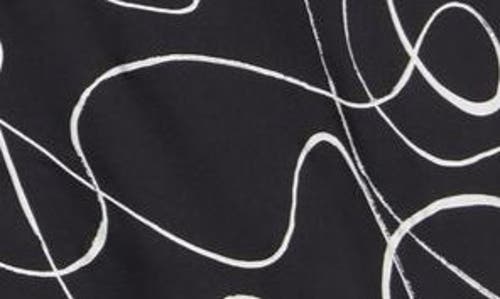 Open Edit Linework Print Camp Shirt