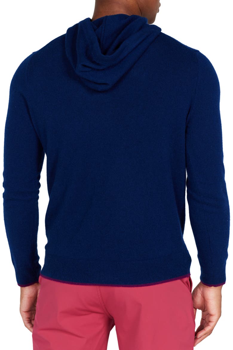Quincy Cashmere Hoodie, Alternate, color, NAVY